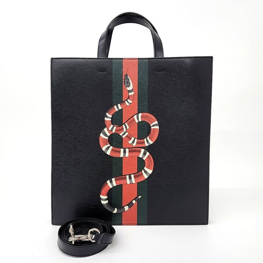 Gucci Snake Tote And Shoulder Bag (431336) (10129526)