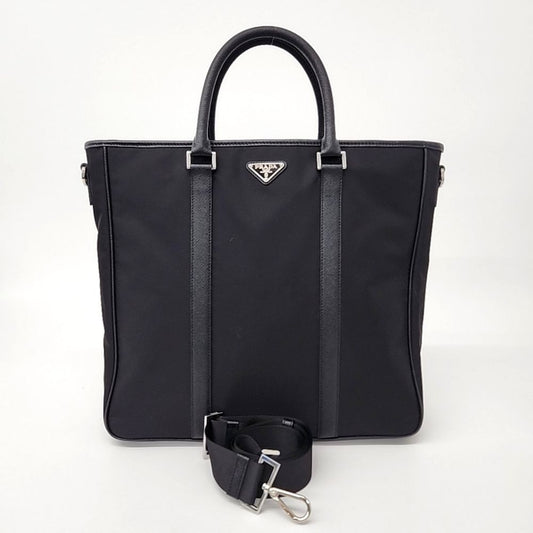 Prada Fabric Tote And Cross Bag (10131238)