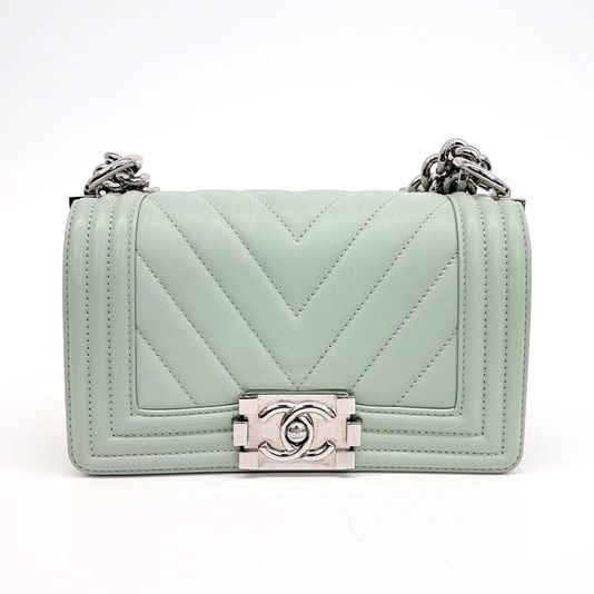 Chanel Chevron Boy Bag Small (10138362)