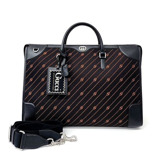 Gucci Interlocking Gg Jacquard Duffel Bag (756781) (10139354)