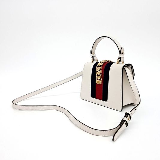Gucci Sylvie Mini Tote And Crossbody Bag (470270) (10146442)