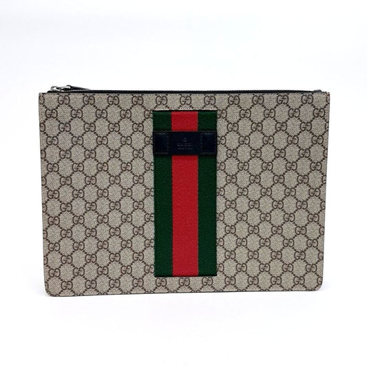 Gucci GG Supreme Clutch Bag (433665) (10147233)