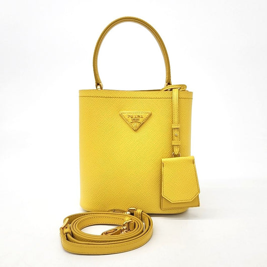 Prada Saffiano Pannier Tote And Shoulder Bag (1ba217) (10147267)