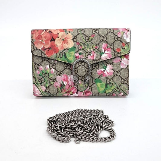 Gucci Bloom Supreme Mini Chain Bag (401231) (10147671)