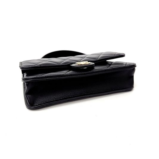 Chanel Top Handle Phone Holder Mini Cross Bag Ap3226 (10151311)