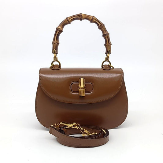 Gucci Bamboo 1947 Small Top Handle Bag (675797) (10153654)