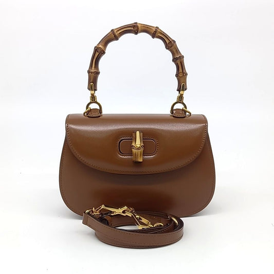 Gucci Bamboo 1947 Small Top Handle Bag (675797) (10153654)