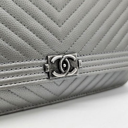 Chanel Caviar Chevron Woc Mini Cross Bag A80287 (10154313)