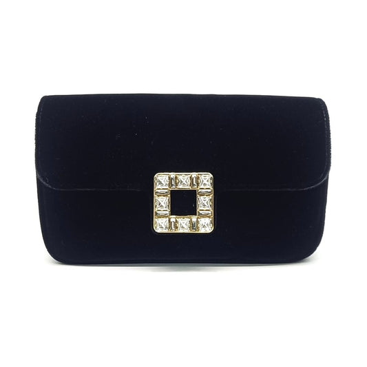 Roger Vivier Velvet Clutch And Cross Bag (10154432)