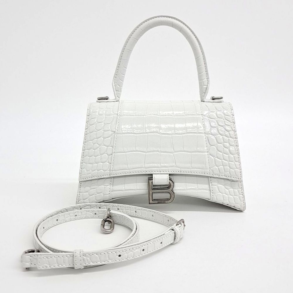 Balenciaga Hourglass Top Handle Bag S (593546) (10157751)
