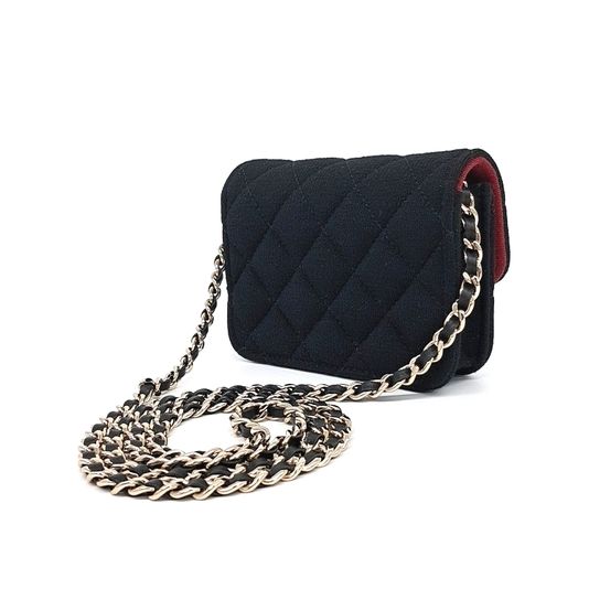Chanel Fabric Mini Chain Cross Bag (10159397)