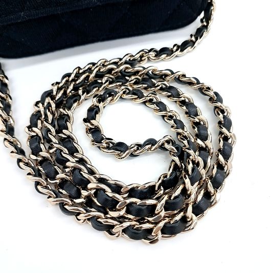Chanel Fabric Mini Chain Cross Bag (10159397)