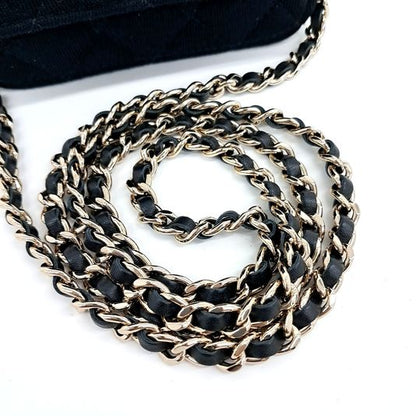 Chanel Fabric Mini Chain Cross Bag (10159397)