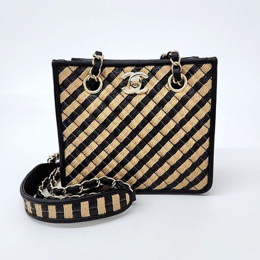 Chanel Raffia Mini Bucket Bag (10165424)