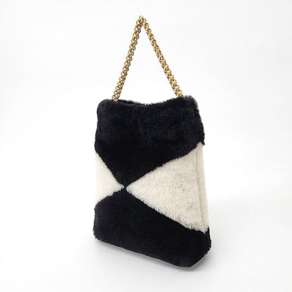 Chanel Shearling Tote And Shoulder Bag (10165536)