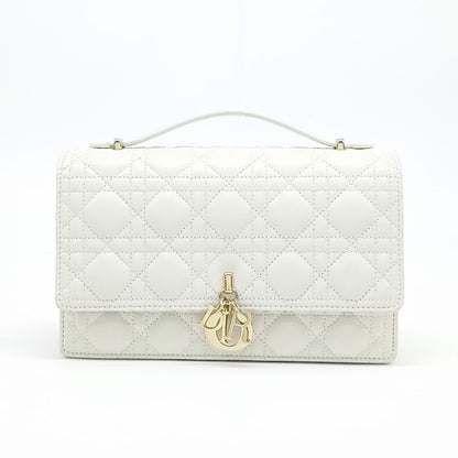 Christian Dior Miss Dior Top Handle Clutch And Cross Bag M0997onge (10176609)