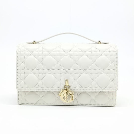 Christian Dior Miss Dior Top Handle Clutch And Cross Bag M0997onge (10176609)
