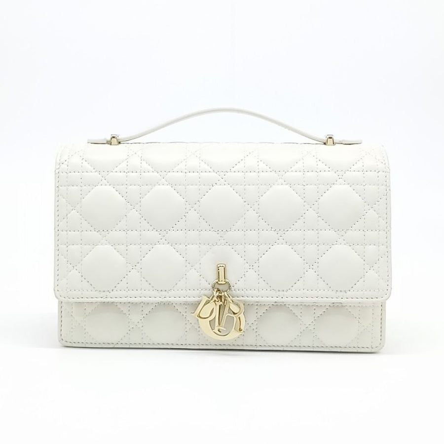 Christian Dior Miss Dior Top Handle Clutch And Cross Bag M0997onge (10176609)