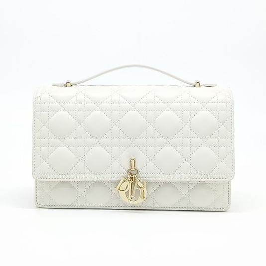 Christian Dior Miss Dior Top Handle Clutch And Cross Bag M0997onge (10176609)