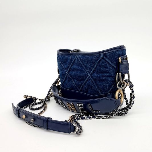 Chanel Denim Gabrielle Hobo Bag Small AS0865 (10170874)