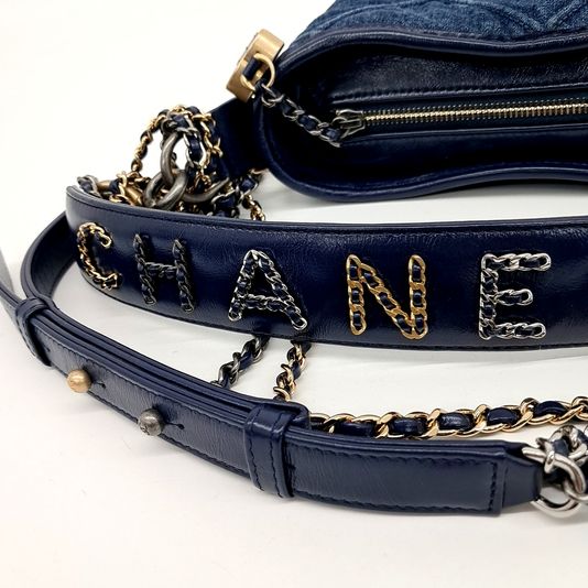 Chanel Denim Gabrielle Hobo Bag Small AS0865 (10170874)