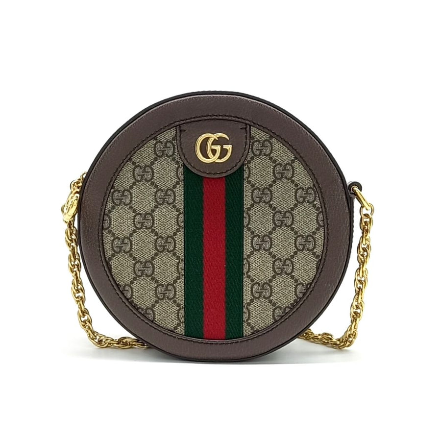 Gucci Ophidia Mini GG Round Shoulder Bag (550618) (10174588)
