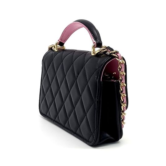 Chanel Top Handle Phone Holder Mini Cross Bag (10175221)