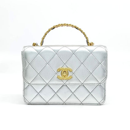 Chanel rainbow top handle chain bag (10176943)