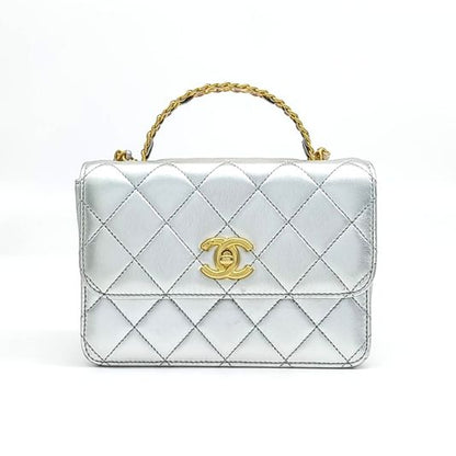 Chanel rainbow top handle chain bag (10176943)