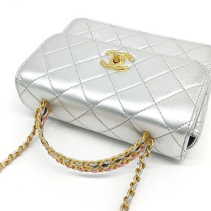 Chanel rainbow top handle chain bag (10176943)