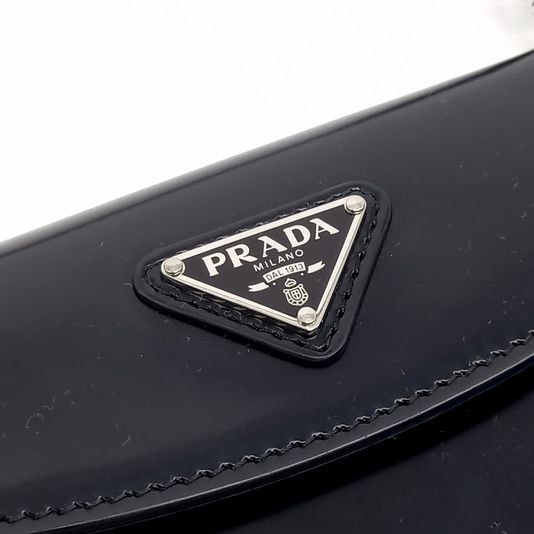 Prada Cleo Brushed Mini Shoulder Bag (1BH188) (10177395)