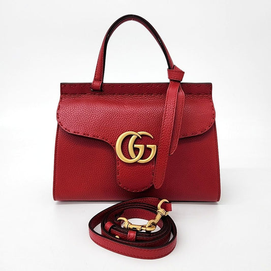 Gucci Gg Marmont Mini Tote And Shoulder Bag (442622) (10178303)