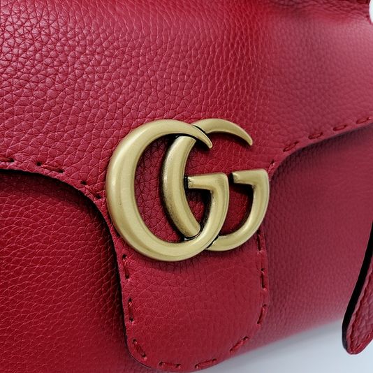 Gucci Gg Marmont Mini Tote And Shoulder Bag (442622) (10178303)