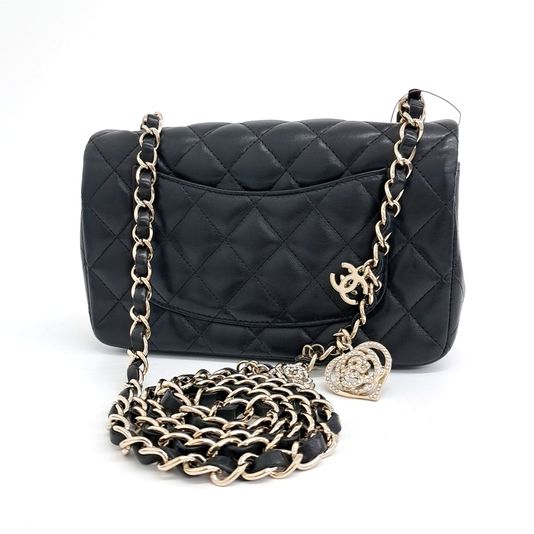 Chanel Lambskin New Mini Charm Bag (10183710)