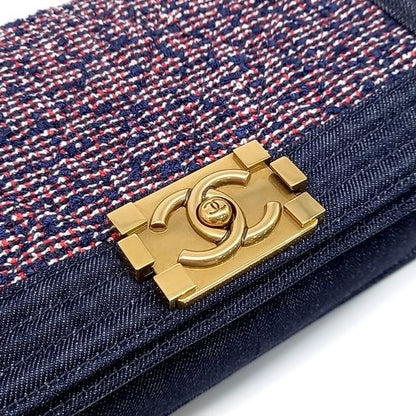 Chanel Denim Tweed Boy Bag Medium (10185223)