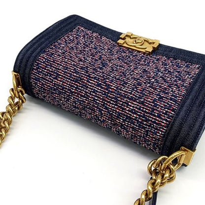 Chanel Denim Tweed Boy Bag Medium (10185223)
