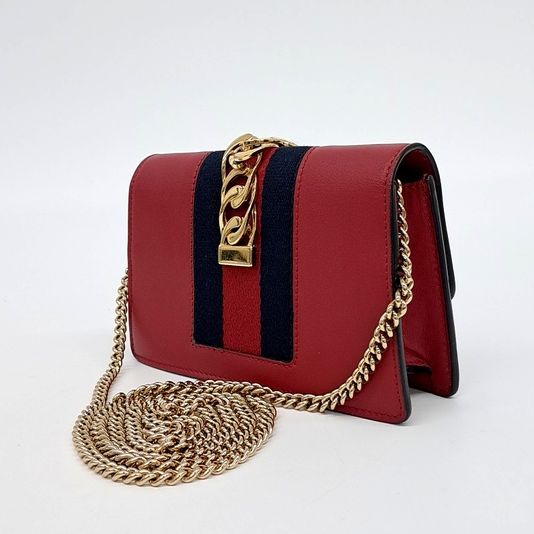 Gucci Sylvie Mini Crossbody Bag (494646) (10186047)