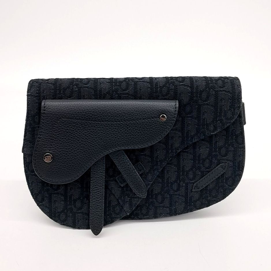 Christian Dior Dior Homme Oblique Saddle Pouch Bag (10190785)