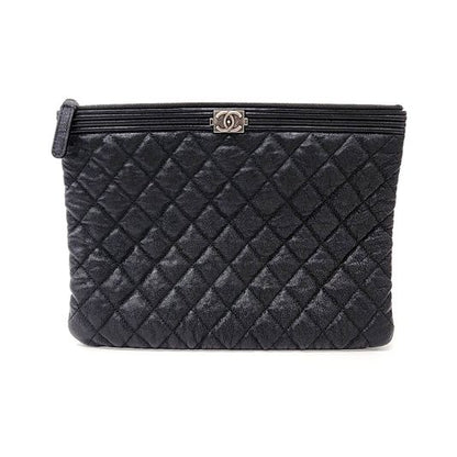 Chanel Caviar Boy Clutch New Medium (10192563)