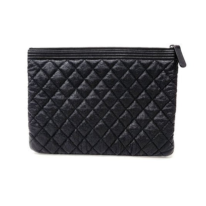 Chanel Caviar Boy Clutch New Medium (10192563)