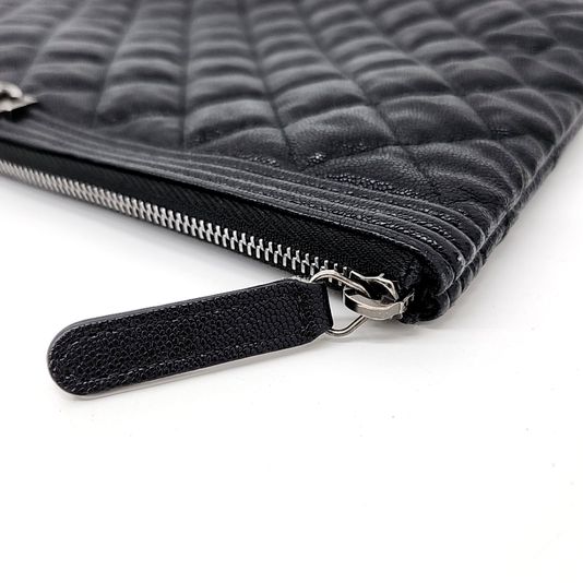 Chanel Caviar Boy Clutch New Medium (10192563)