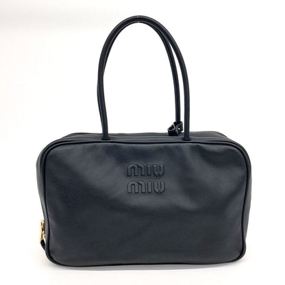 Miu Miu Embossed Logo Bowling Bag (5bb117) (10193328)