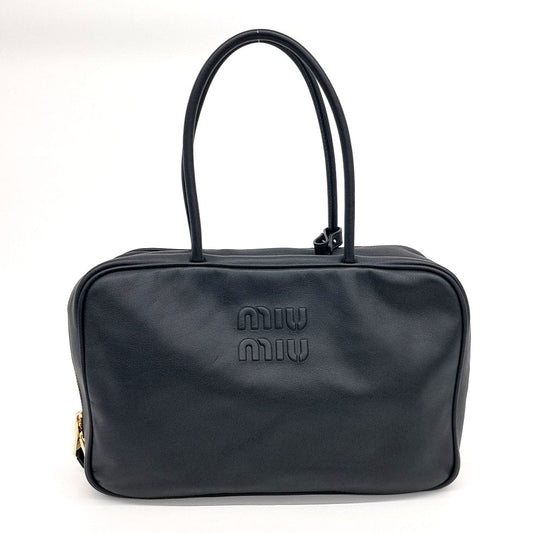 Miu Miu Embossed Logo Bowling Bag (5bb117) (10193328)