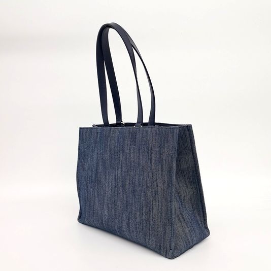Ferragamo denim logo tote and shoulder bag large (10193515)