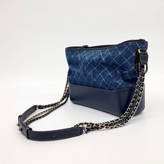 Chanel Denim Gabrielle Hobo Bag (10195450)