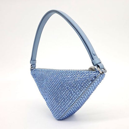 Prada Satin Triangle Mini Bag (1bc190) (10195631)
