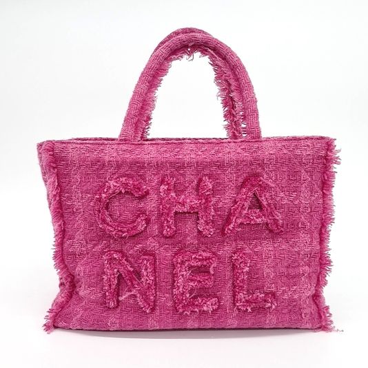 Chanel Tweed Zipper Shopping Bag (10196108)