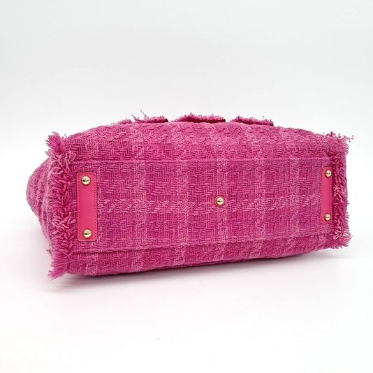 Chanel Tweed Zipper Shopping Bag (10196108)