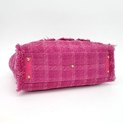 Chanel Tweed Zipper Shopping Bag (10196108)
