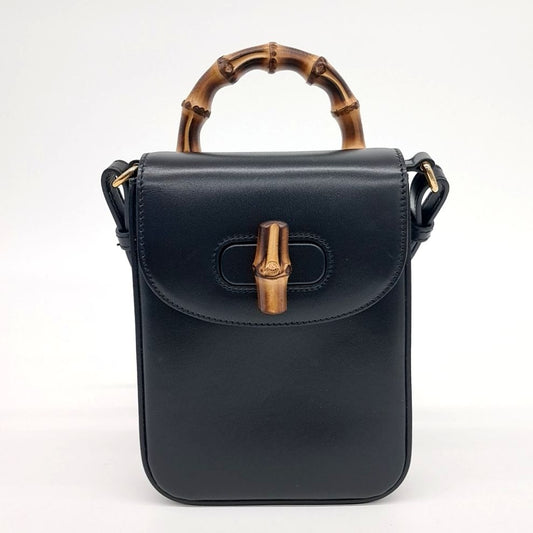 Gucci Bamboo Mini Tote And Crossbody Bag (702106) (10197306)